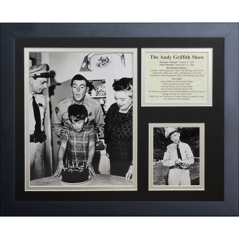 Legends Never Die Andy Griffith Framed Memorabilia Wayfair